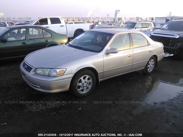 4T1BG22K81U810268 - 2001 TOYOTA CAMRY CE/LE/XLE ბეჟი ფოტო 2