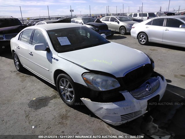 1G4HD57237U135869 - 2007 BUICK LUCERNE CXL WHITE photo 1