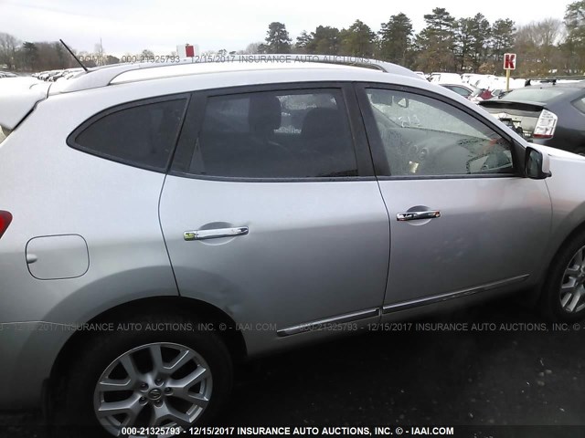 JN8AS5MVXBW662559 - 2011 NISSAN ROGUE S/SV/KROM SILVER photo 6