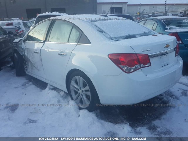 1G1PG5SB3G7227151 - 2016 CHEVROLET CRUZE LIMITED LTZ WHITE photo 3