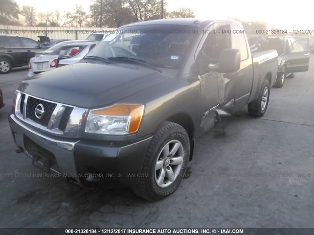 1N6BA06A58N329357 - 2008 NISSAN TITAN XE/SE/LE GRAY photo 2