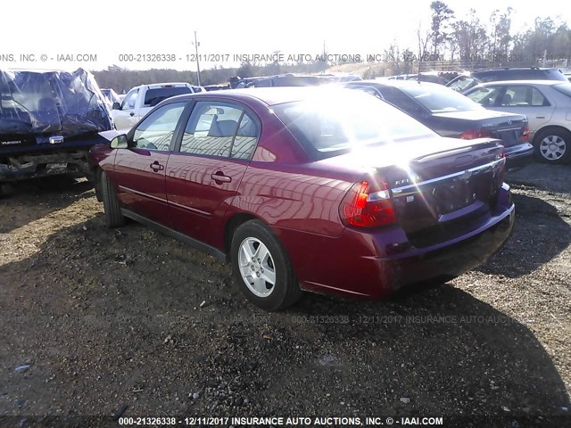 1G1ZT54824F172201 - 2004 CHEVROLET MALIBU LS მუქწითელი ფოტო 3