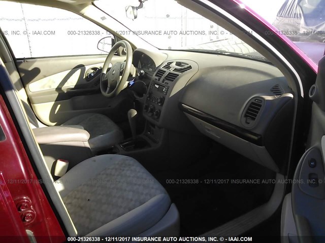 1G1ZT54824F172201 - 2004 CHEVROLET MALIBU LS მუქწითელი ფოტო 5