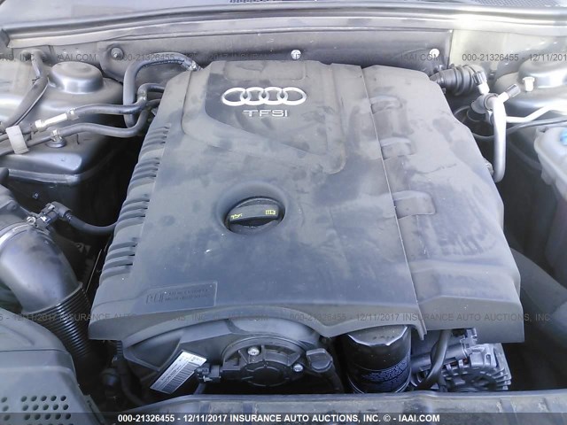 WAUFFAFL7EN007924 - 2014 AUDI A4 PREMIUM PLUS GRAY photo 10