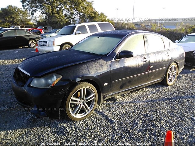 JNKAY01E56M108217 - 2006 INFINITI M35 SPORT Navy photo 2