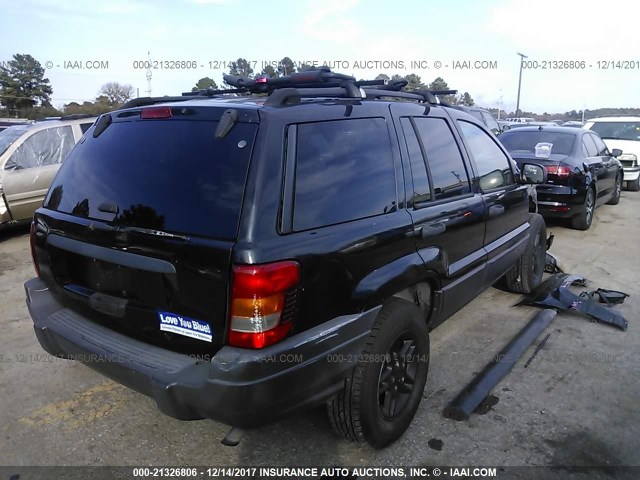 1J4GW48S64C368871 - 2004 JEEP GRAND CHEROKEE LAREDO/COLUMBIA/FREEDOM 黑色 照片 4