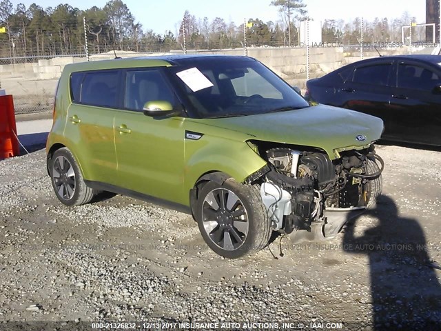 KNDJX3A56E7710062 - 2014 KIA SOUL ! GREEN photo 1