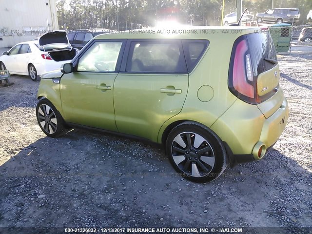 KNDJX3A56E7710062 - 2014 KIA SOUL ! GREEN photo 3