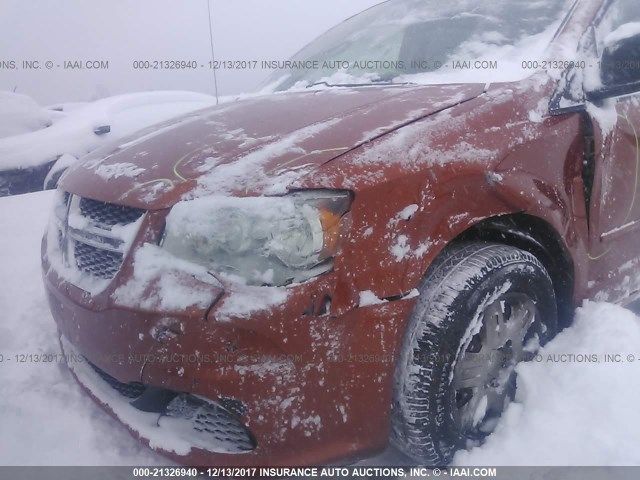 2D4RN4DG9BR779045 - 2011 DODGE GRAND CARAVAN EXPRESS ORANGE photo 6