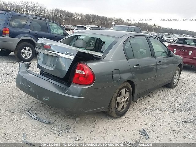 1G1ZT54884F103464 - 2004 CHEVROLET MALIBU LS GRAY photo 4