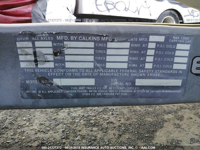 BYIF76CXD787 - 1987 BAYLINER CAPRI  WHITE photo 8