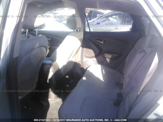 KM8JT3AF1EU866981 - 2014 HYUNDAI TUCSON GL GRAY photo 8