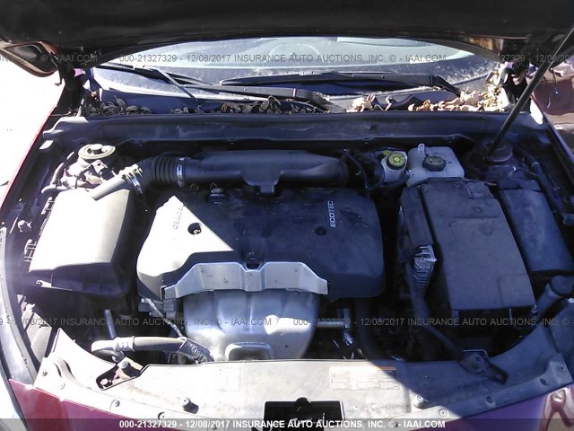 1G11C5SL2FF351894 - 2015 CHEVROLET MALIBU 1LT 红色 照片 10