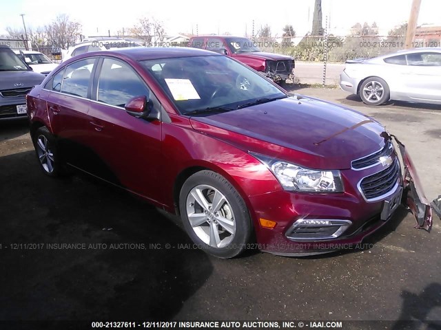 1G1PE5SB8F7207305 - 2015 CHEVROLET CRUZE LT RED photo 1