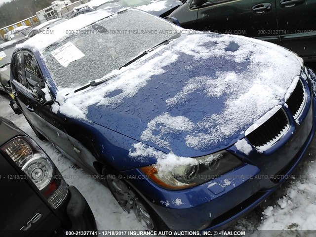 WBAVC935X7KX57542 - 2007 BMW 328 XI BLUE photo 1