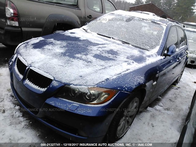 WBAVC935X7KX57542 - 2007 BMW 328 XI BLUE photo 2