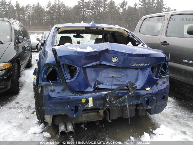 WBAVC935X7KX57542 - 2007 BMW 328 XI BLUE photo 6