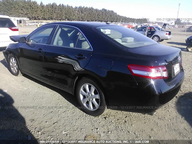 4T1BK3EK5AU106254 - 2010 TOYOTA CAMRY SE/LE/XLE 黑色 照片 3
