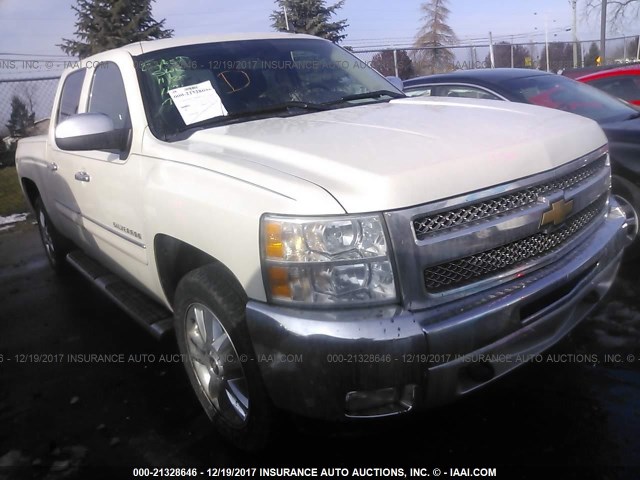 3GCPKSE75CG112576 - 2012 CHEVROLET SILVERADO K1500 LT WHITE photo 1