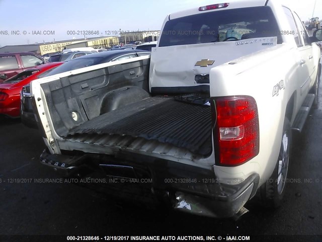 3GCPKSE75CG112576 - 2012 CHEVROLET SILVERADO K1500 LT WHITE photo 6