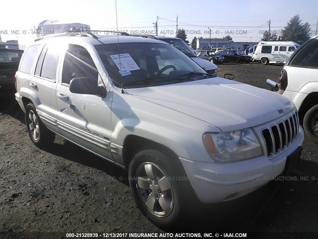 1J4GW58S81C502149 - 2001 JEEP GRAND CHEROKEE LIMITED WHITE photo 1