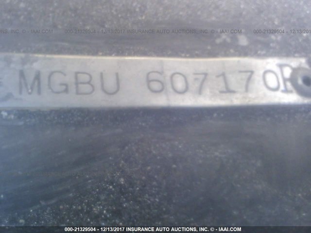 MGBU607170P - 1974 MG MGB BURGUNDY photo 9