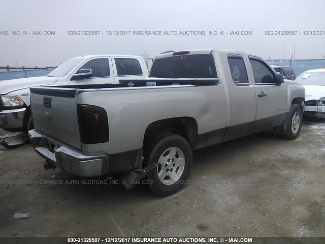 1GCEK19J78Z268116 - 2008 CHEVROLET SILVERADO K1500 TAN photo 4