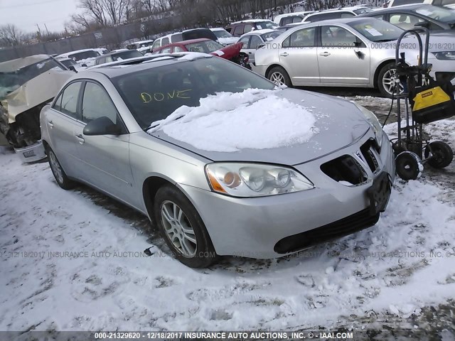 1G2ZG558664101533 - 2006 PONTIAC G6 SE1 SILVER photo 1