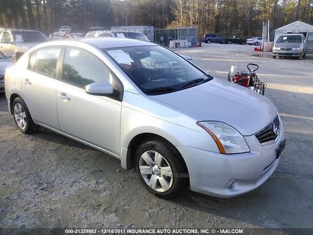 3N1AB6AP7CL709709 - 2012 NISSAN SENTRA 2.0/2.0S/SR/2.0SL SILVER photo 1