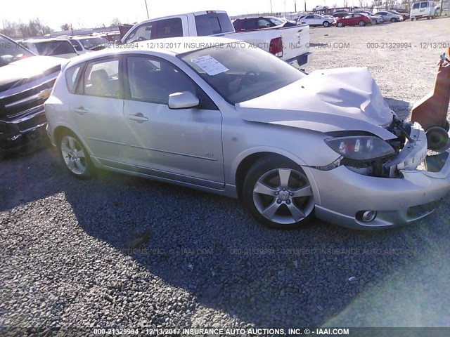 JM1BK343051239624 - 2005 MAZDA 3 HATCHBACK SILVER photo 1