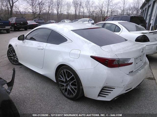 JTHSE5BC0F5001710 - 2015 LEXUS RC 350 WHITE photo 3