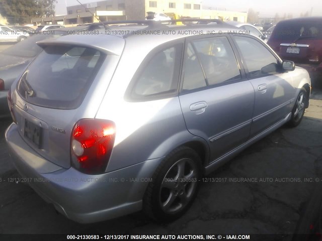 JM1BJ245921461668 - 2002 MAZDA PROTEGE PR5 银色 照片 4