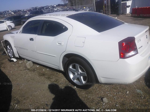 2B3CA3CV9AH170732 - 2010 DODGE CHARGER SXT WHITE photo 3