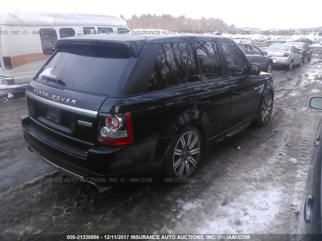 SALSP2E4XCA741422 - 2012 LAND ROVER RANGE ROVER SPORT AUTOBIOGRAPHY BLACK photo 4