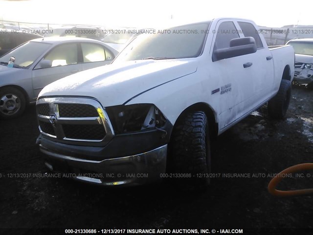 1C6RR7SM2GS387159 - 2016 RAM 1500 ST WHITE photo 2