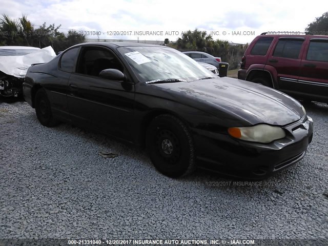 2G1WX12K739238893 - 2003 CHEVROLET MONTE CARLO SS შავი ფოტო 1