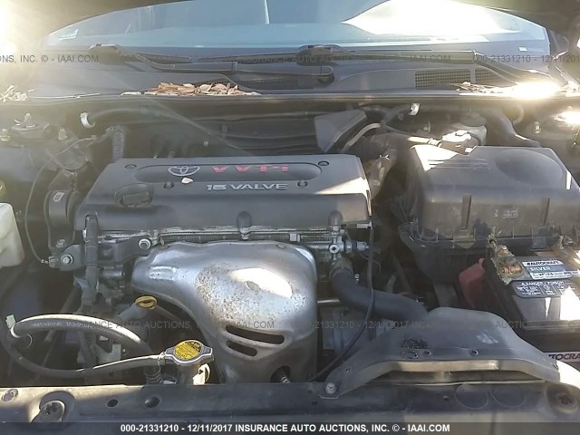 4T1BE32K04U273038 - 2004 TOYOTA CAMRY LE/XLE/SE შავი ფოტო 10