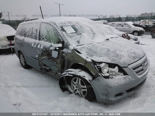 5FNRL387X7B056413 - 2007 HONDA ODYSSEY EXL ვერცხლისფერი ფოტო 1