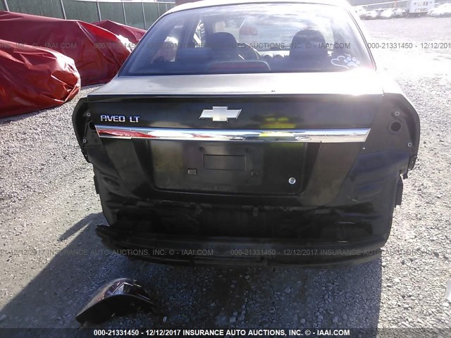KL1TD5DE0AB099579 - 2010 CHEVROLET AVEO LS/LT 黑色 照片 6