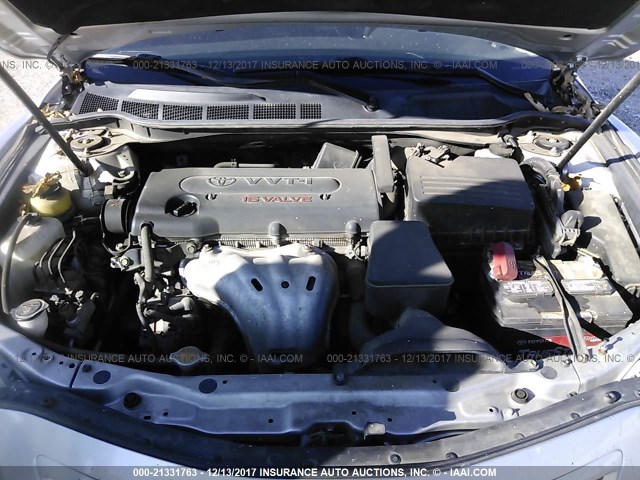 4T1BE46K09U368738 - 2009 TOYOTA CAMRY SE/LE/XLE 银色 照片 10