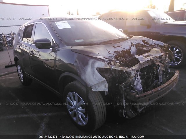 KNMAT2MT0GP635846 - 2016 NISSAN ROGUE S/SL/SV BLACK photo 1