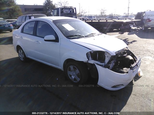 KL1TD5DE5BB129614 - 2011 CHEVROLET AVEO LS/LT WHITE photo 1