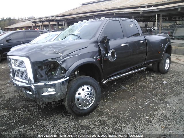 3C63RRJL9GG246896 - 2016 RAM 3500 LARAMIE GRAY photo 2