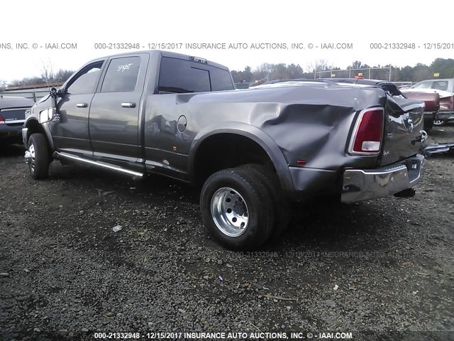 3C63RRJL9GG246896 - 2016 RAM 3500 LARAMIE GRAY photo 3