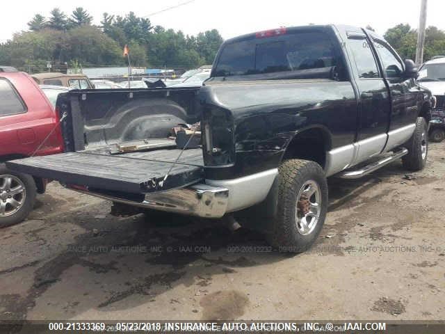 3D7KU28DX4G171930 - 2004 DODGE RAM 2500 ST/SLT 黑色 照片 4