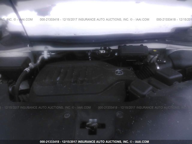 5FRYD3H78HB006053 - 2017 ACURA MDX TECHNOLOGY WHITE photo 10