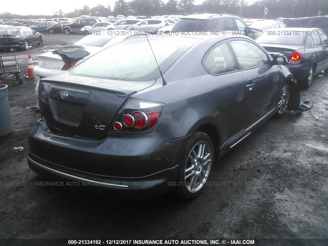 JTKDE167380272267 - 2008 TOYOTA SCION TC 灰色 照片 4