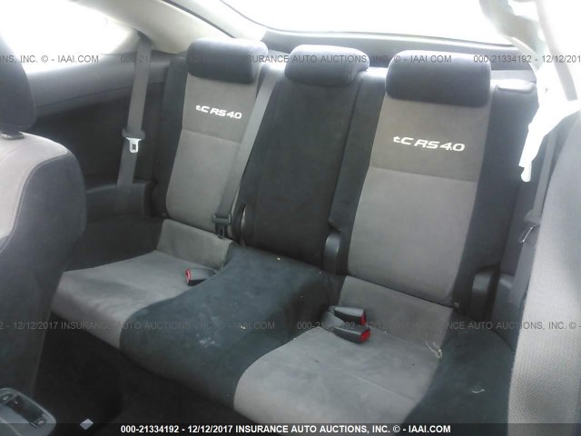 JTKDE167380272267 - 2008 TOYOTA SCION TC 灰色 照片 8