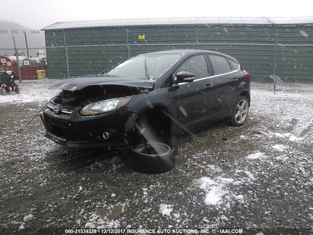 1FADP3N29DL150336 - 2013 FORD FOCUS TITANIUM BLACK photo 2