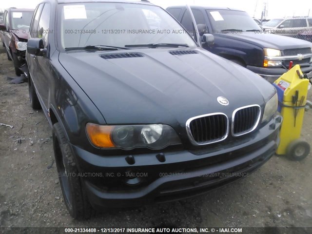 WBAFA53591LM88065 - 2001 BMW X5 3.0I GREEN photo 6